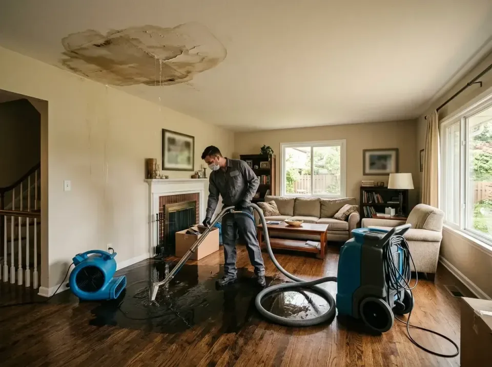 attic-pipe-burst-ceiling-drip-008 — frequently asked questions, Water Damage Restoration & Carpet Care in Mitchell, SD